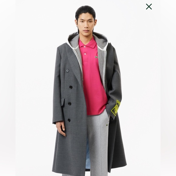 Lacoste Mens Fuschia Pink 100% Cotton Pique L. 12.22 Short Sleeve Polo Shirt XXL - Picture 3 of 17